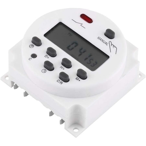 LCD Digital Timer Ugentlig Programmerbar Timer til Mikrocomputer Programmeret og Timer-Programmeret (24V)