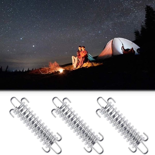 4 Stycken Skuggsegel Fjäder, Skuggsegel Spännare Fjäder, Skuggsegel Spänningsfjäder, Tältspänningsfjäder för Camping