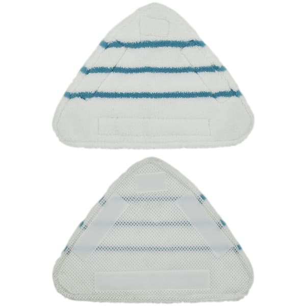 3 st Ångmoppduk Moppduk H20 Triangulära Självhäftande Snäppfästen Mopphuvud Mikrofiber Moppduk Set
