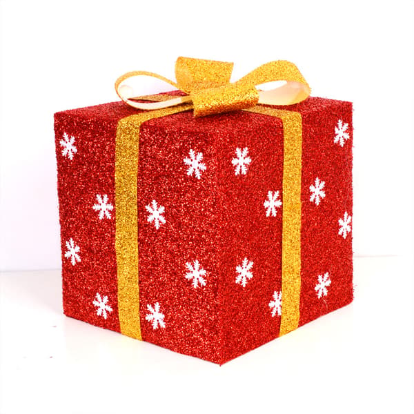 Julgransprydnad Presentförpackning Fönsterscen Dekoration Snöflinga Presentförpackning