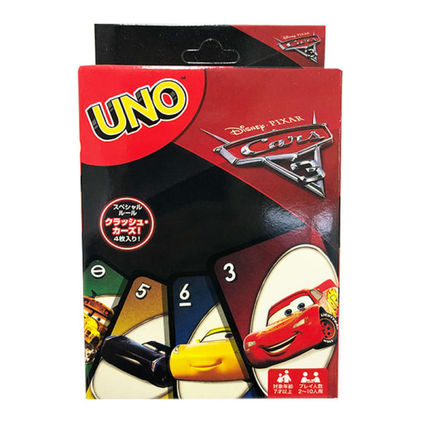 UNO Cars kortspel，Gåvor för fans från 7 år och uppåt
