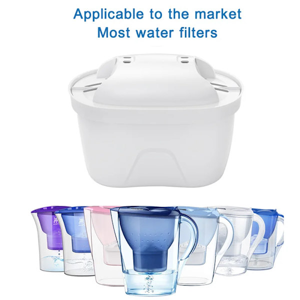 För Brita Maxtra 6PCS vattenfilterpatron kalkavlagringar klorföroreningar rena vattenkokare aktivt kol vattenfilter