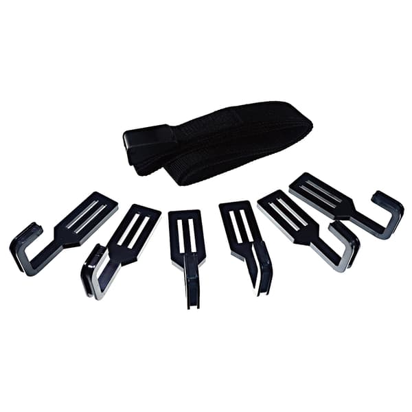Krokar för utomhusbruk, utomhusutrustning för camping, bergsklättring och vandring (6-pack)