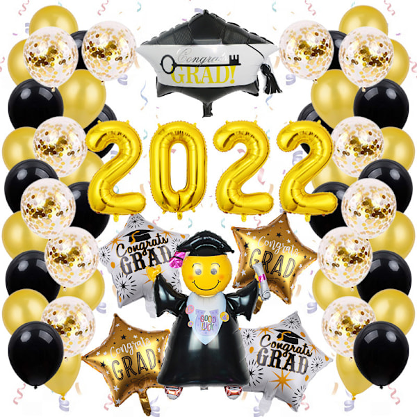 Valmistujaisjuhlakoristeet 2022, Valmistujaisjuhlatarvikkeet valmistujaisasusteisiin
