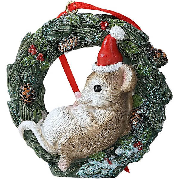 Jul Smådjur Krans Gunga Ornament Hängdekor för X