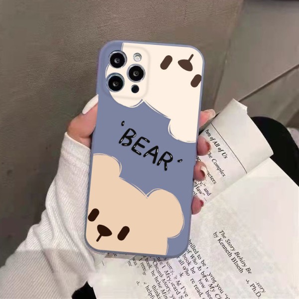 Söt björn tecknad phone case, lämplig för Apple 14.6.1 tum