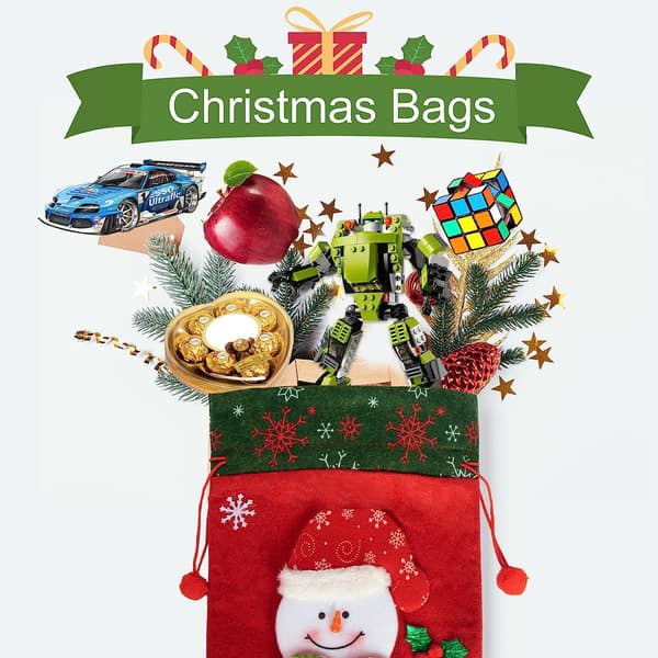 Julklappspåsar, Julklappspåsar med dragsko 3D Julklappspåse