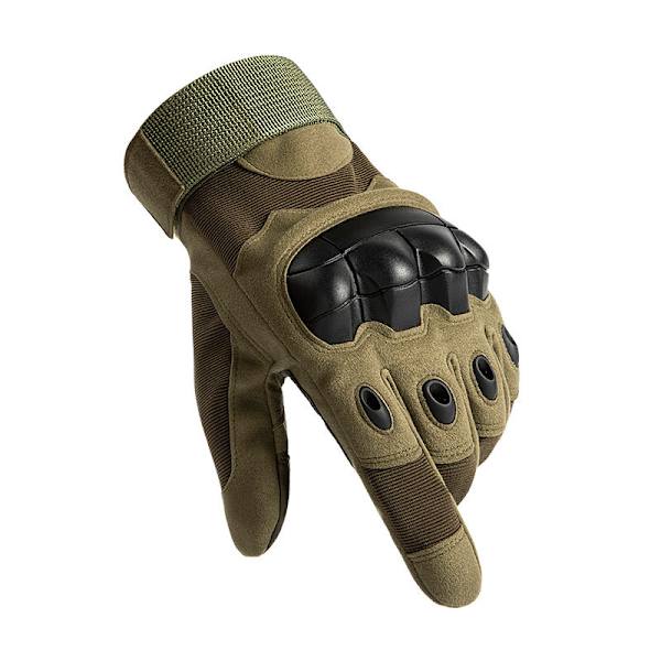 Taktiske handsker til mænd, blød beskyttelsespude, lange fingre, touch screen, kamp, udendørs, militær fan, ridehandsker, skridsikker, herrestørrelse M 30*17*6cm