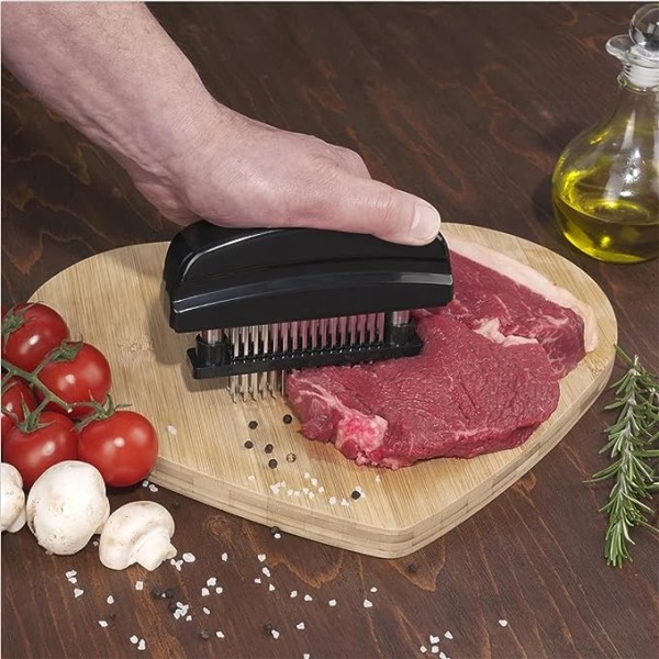 Köttmörning, Köttmörning, Rostfritt stål Ultra Sharp Needle Menderizer, Rostfritt stål manuell köttmörare, Hållbar matlagning Kökstillgång