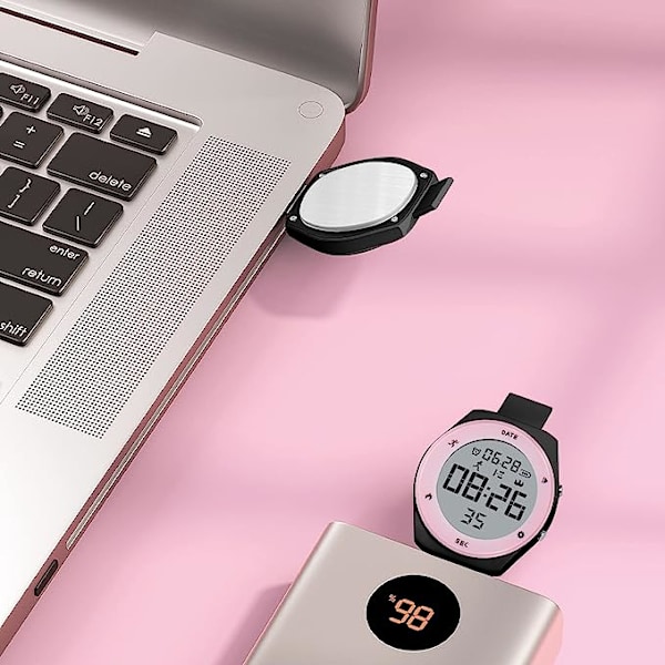 Barnklockor Digital watch för flickor Pojkar, fitness med väckarklocka, stoppur, vattentäta klockor utan app för tonåringar, elever i åldrarna 5-12