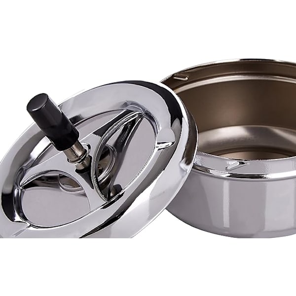 Premier Housewares askfat med tryck/stor roterande askfat