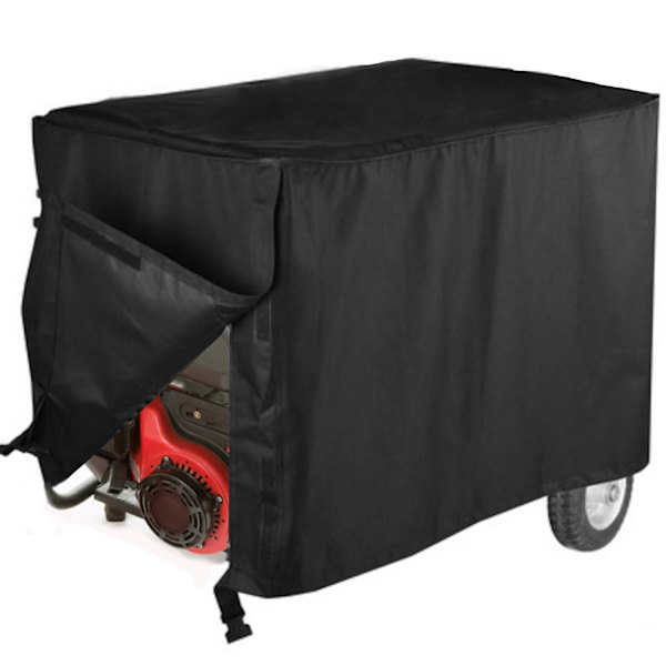 Vandtæt Universal Generator Cover 26x20x20 Tommer - Passer til de fleste generatorer 5000-10000 Watt, Sort