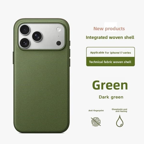 Højkvalitets Tech Woven Cover til iPhone 18-serien til MagSafe Magnetisk TechWoven Beskyttelsescover （iphone 18 pro）
