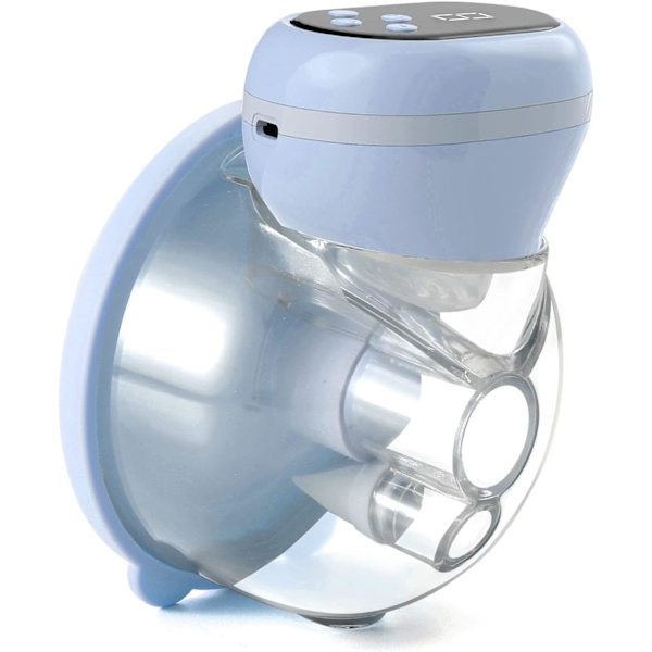 Elektrisk brystpumpe 24mm flange, bærbar brystpumpe håndfri, portabel brystpumpe med 2 moduser & 9 nivåer minnefunksjon oppladbar melkeekstraktor