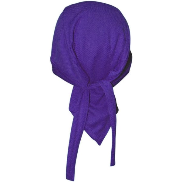 Bandana sports cap til mænd, åndbar bandana, beanie hue til mænd, hovedbeskytter, pandebånd, hurtigtørrende til cykling, motorcykel, hip-hop dans, lilla