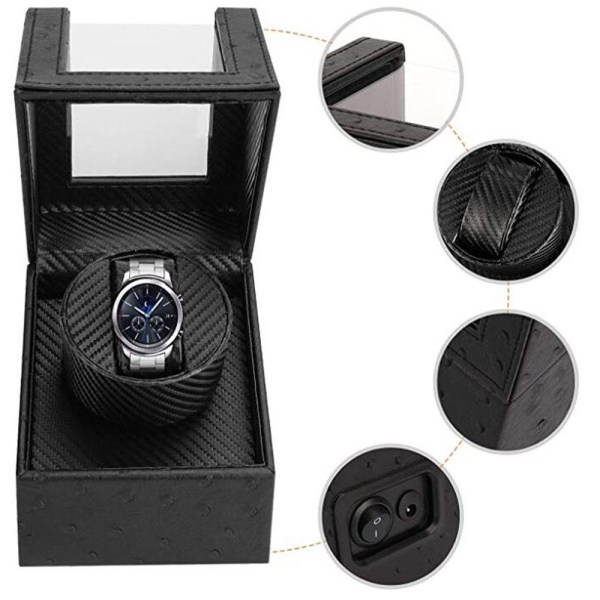 Automatisk Watch Winder, Case Watch Winder Lydløs Watch