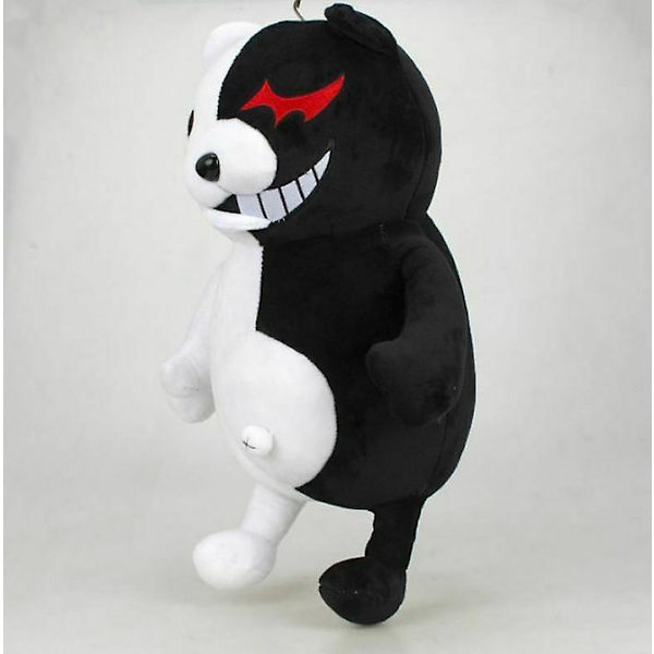 43cm Anime Danganronpa Monokuma Svart Vit Björn Plysch Mjuk Gosedjur Julleksak