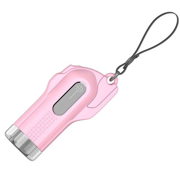 Fönsterbrytare Nyckelring Bältesklippare Safety Hammer Mini 2 i 1 Portable Rescue (rosa)