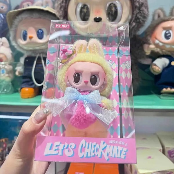 Popmart The Monsters Labubu V3 Let'S Checkmate Series Vinyl Plush Blind Box Queen Figure Plush Doll Pendant Trendy Play Toy Gift