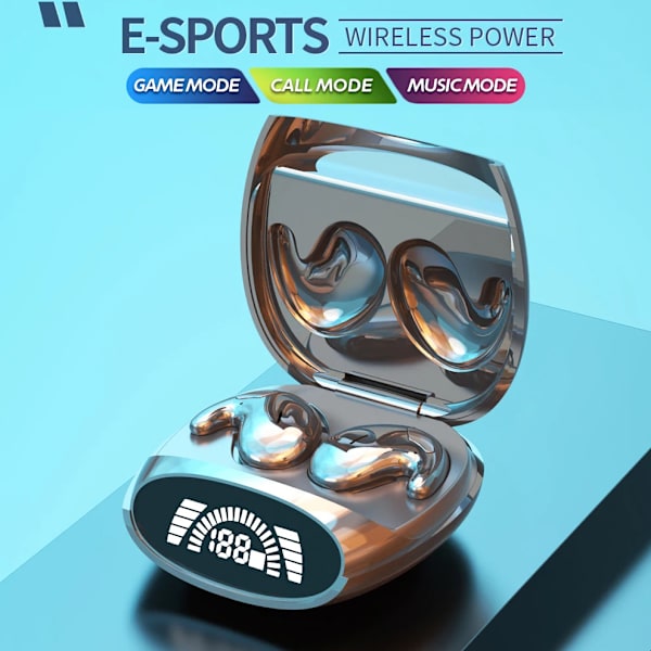 Sömn Osynliga Öronproppar Små Mini-Hörlurar Dold Brusreducering TWS Trådlösa Headset Sport Stereo Bluetooth 5.3 Hörlurar colour