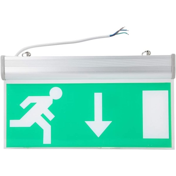 Akryl LED nödutgångsbelysning Skylt Säkerhetsevakuering Indik