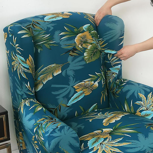 Elastiskt cover med vingrygg Cover Färg Polyester-bomull (grön)