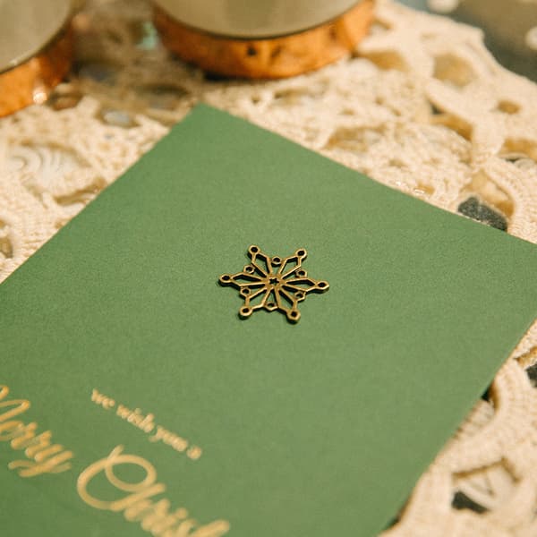 12 DIY håndlavede kreative retro metal specialpapir bronzering grøn