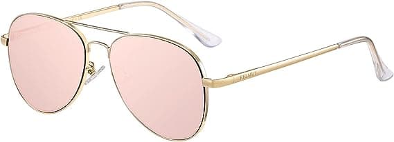 Pilot Solglasögon Kvinnor Män Metall Pilot (Guld/Rosa)