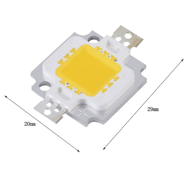 20 stk. Nye Høj Kvalitets Hvide LED High Power 10w LED Chip 900-1000lm 900ma 10w Varm Hvid LED Pære Lampe LED Lys Epile