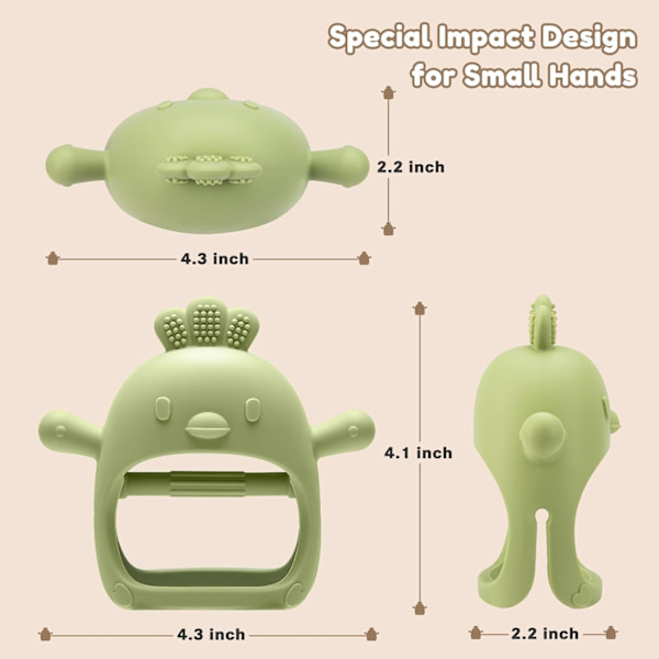 2 Pak Easter Baby Legetøj, Never Drop Infant Vante Legetøj, Nyfødt Easter Basket Stuffers Gaver til Baby Drenge Piger