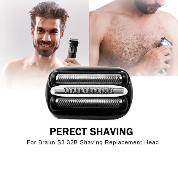 32B S3 Elektrisk Erstatningsbarberhode Tilbehør for Braun Se