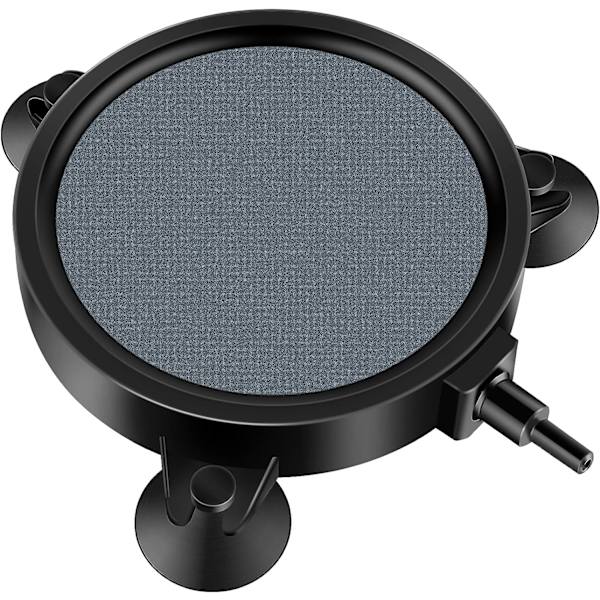 10CM Luftstein Disk Boble Diffuser med Sugekopper for Pumpe Akvarium