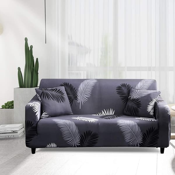 Stretch Sofatrekk Trykte Sofatrekk Divantrekk for 2-seters Sofaer Elastisk Universell Møbelbeskytter