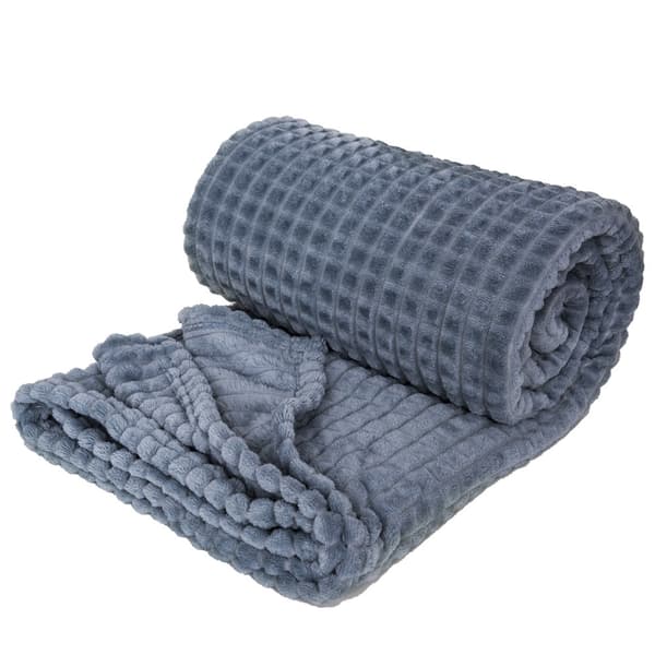 Tæppe Plaid Tæppe Lurtæppe (blå 150*200)