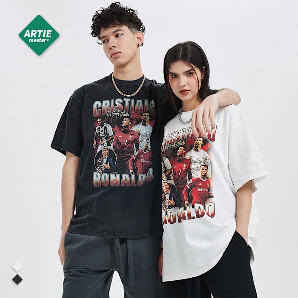 T-shirt REA Ronaldo Portugal & United sports tröja vit M