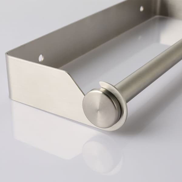 Köksrullehållare / Väggmonterad Köksrullehållare Set - Köksrulle Silver