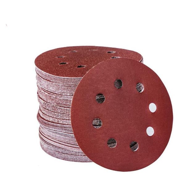 50 st 5 tum 8-håls 2000# Grit Slippapper Kit