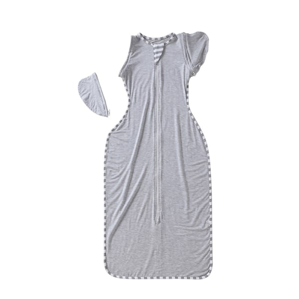 Baby Sovepose Bambusfiber Sovepose Beskyttelsescover Baby Sovepose Nyfødt Svøb Børns Aftagelige Ærmer Nyfødt Svøb(XL)