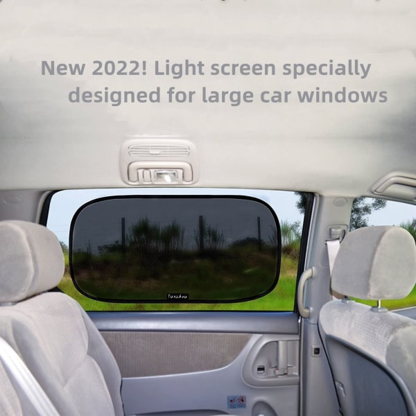 Bilfönsterskydd för baby - (2-pack) - 21"x14" Cling Baby solskydd för bilfönstret - Sol-, bländnings- och UV-skydd för ditt barn