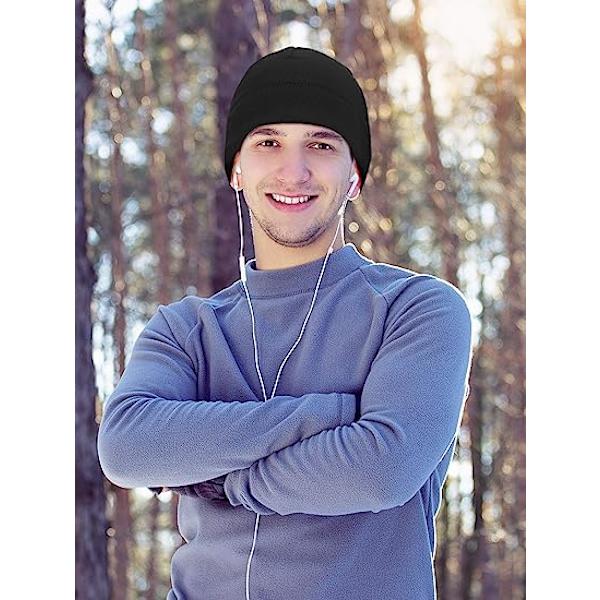6-delad watch Skull Hat Herr Warm Polar Fleece Beanie Th
