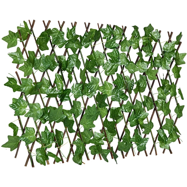 2 st. Insynsskydd för staket, Konstgjorda löv Faux Ivy Expanderbar/Stretchbar Insynsskydd för Staket för Balkong Uteplats Utomhus, Dekorativ Faux Ivy Stängsel