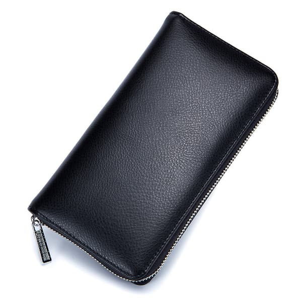 Nahkainen korttikotelo pitkä lompakko passikotelo RFID Multi