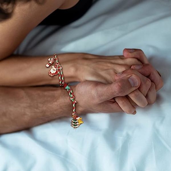 Julemandsarmbånd Vedhæng Dame Jule Reb Armbånd Børnegave