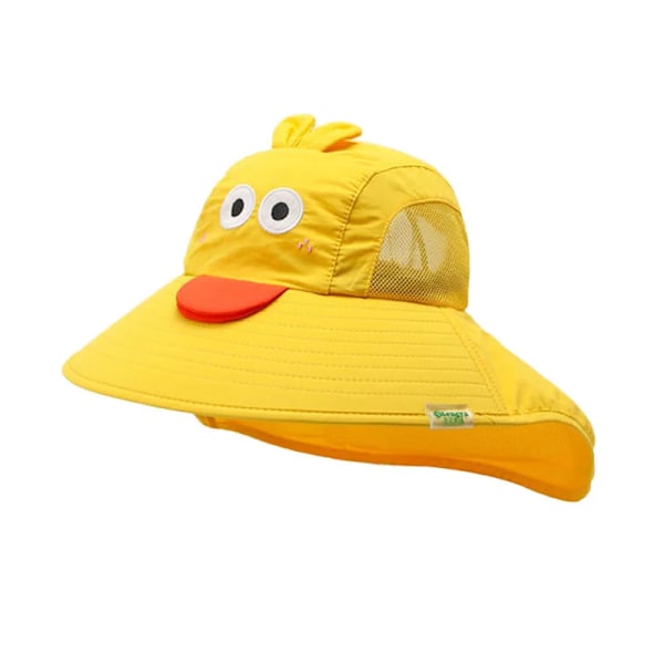 Barn Sommar Solhatt Barn UV & Nackskydd Strandhatt Barn Resehatt Med Flip Lock För Pojkar Flickor Ruddy Shelduck