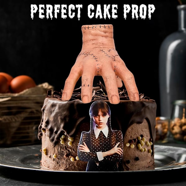 Keskiviikko Thing Hand, Keskiviikko Addams -perheen käsi, Add-AMS Family Main Realistiset Keskiviikko Addams -tarvikkeet cosplay-koristeisiin