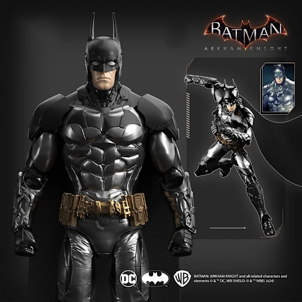 1PCS Batman Arkham Knight monterad modell Blind Box 10cm Actionfigurer Samling Hobby Modell Ornament Pojkar Leksaker Gåvor