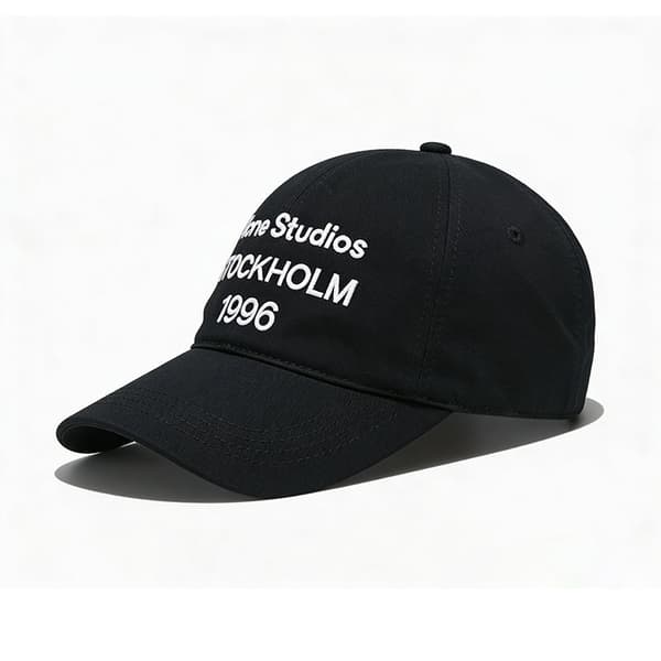 Vasket baseballcaps Baseballcaps med brodert tekst og vasket effekt （Grey）