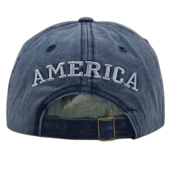Amerikansk flagg bomulls caps monogram baseball