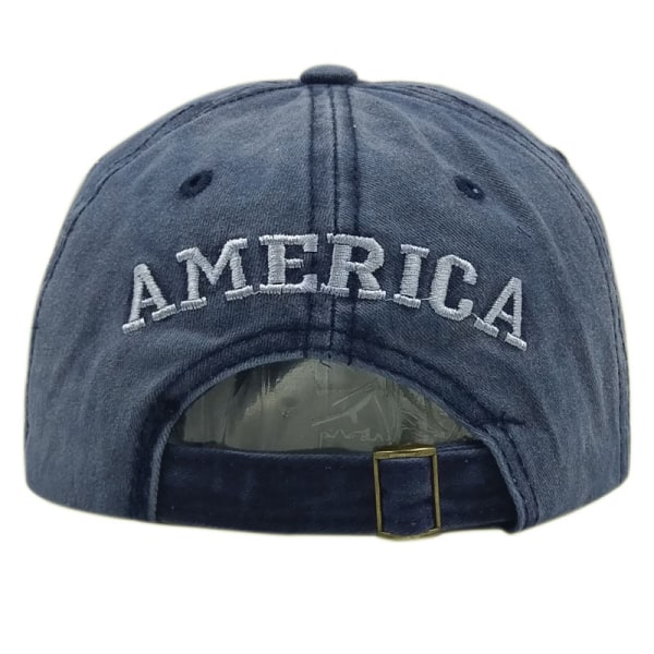 Amerikansk flagga bomullsmössa monogram cap