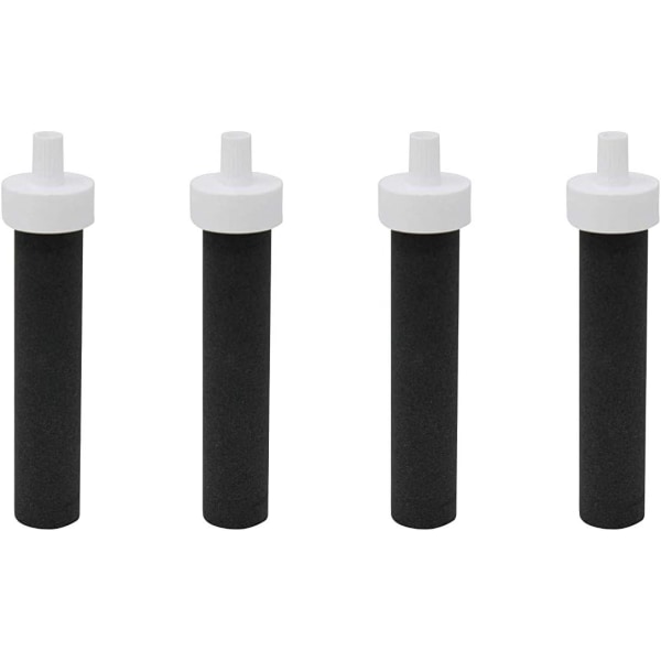 Filter - Erstatningsfiltre for vannflasker – BPA-frie vannfiltre kompatible med harde flasker og sportsflasker. (Pakke med 4)